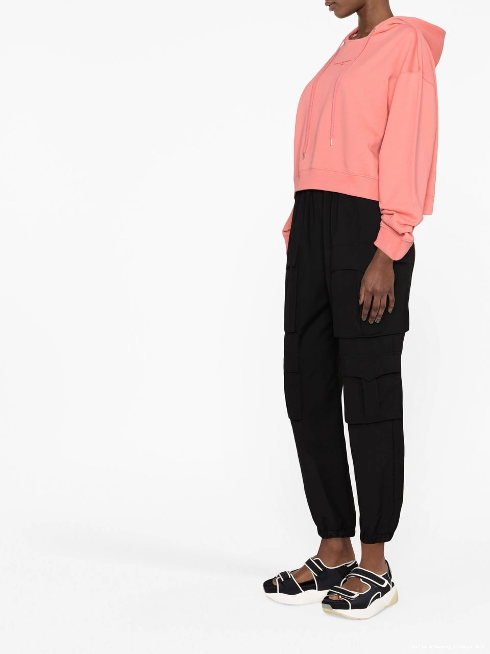 Cheap hoodie drawstring logo-print McCartney Women Stella 0722
